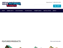 Tablet Screenshot of kidsoutdoorplaysets.com